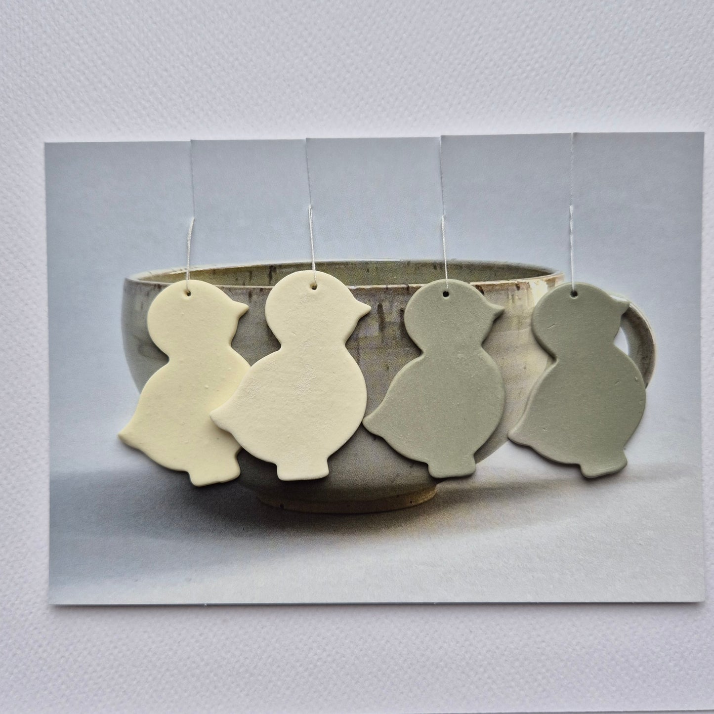 Påskekylling, gul/grøn farvekombi