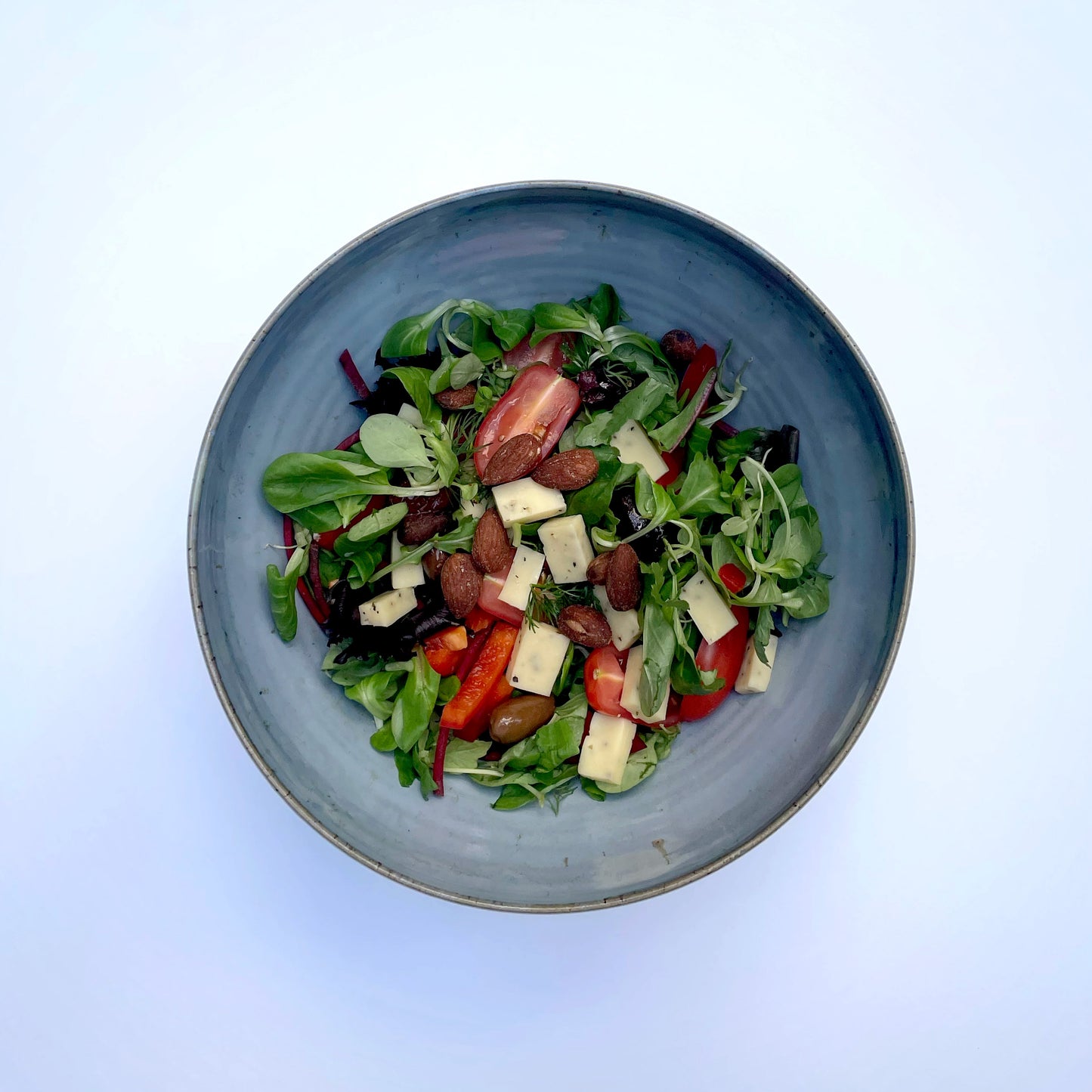 Salatskål, blå