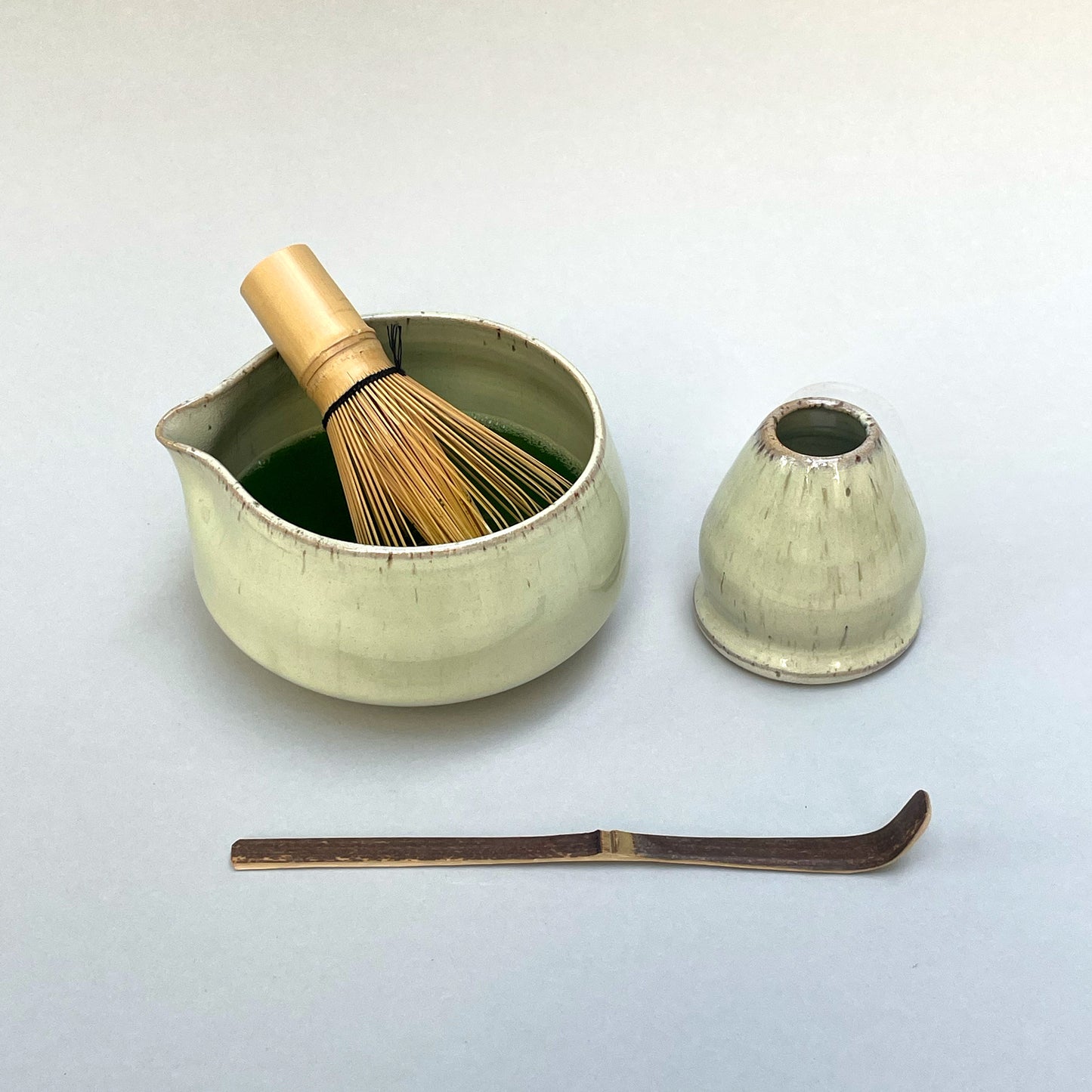 Matcha sæt, mint grønt